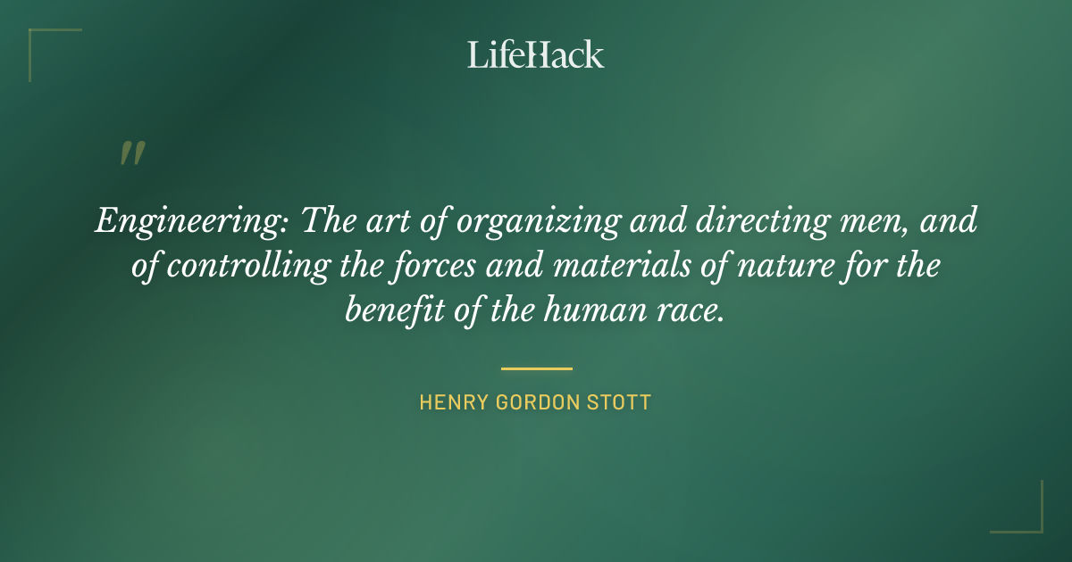 Quote by Henry Gordon Stott