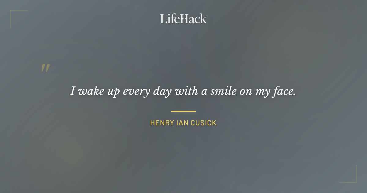 Quote by Henry Ian Cusick