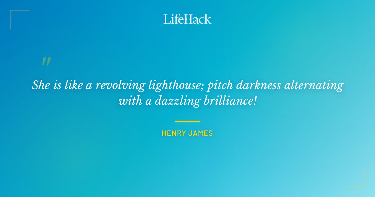 Quote by Henry James
