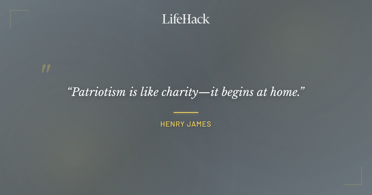 Quote by Henry James