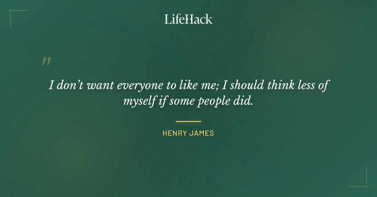 Quote by Henry James