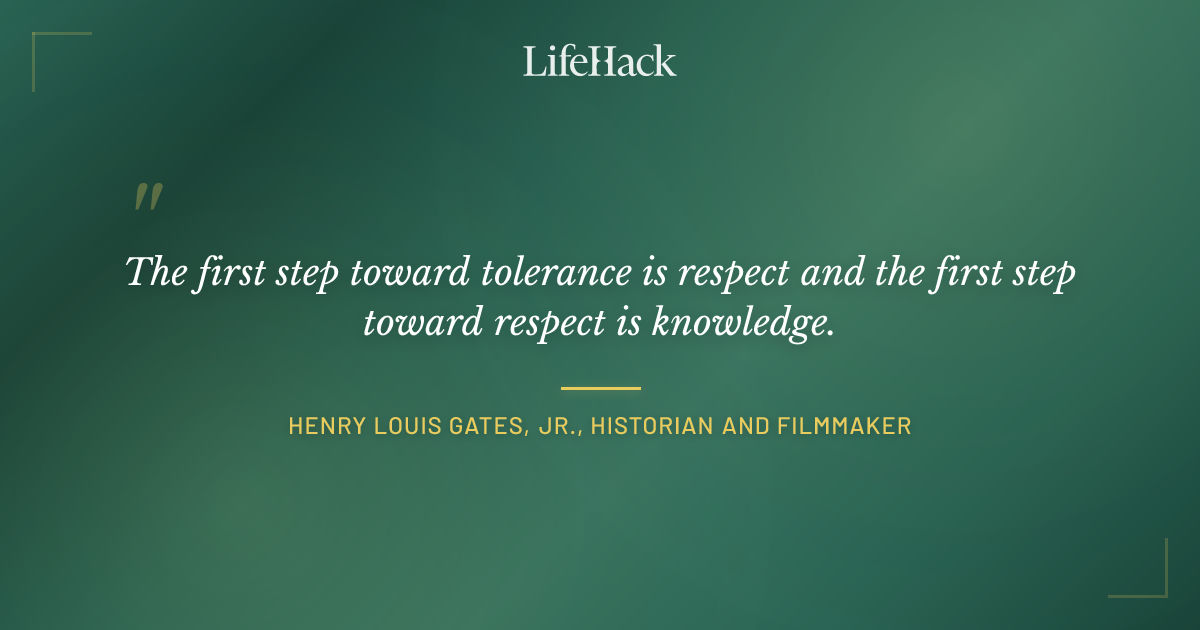 Quote by Henry Louis Gates, Jr., historian and filmmaker