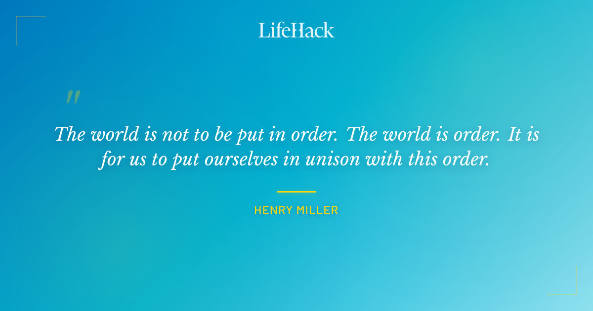Quote by Henry Miller