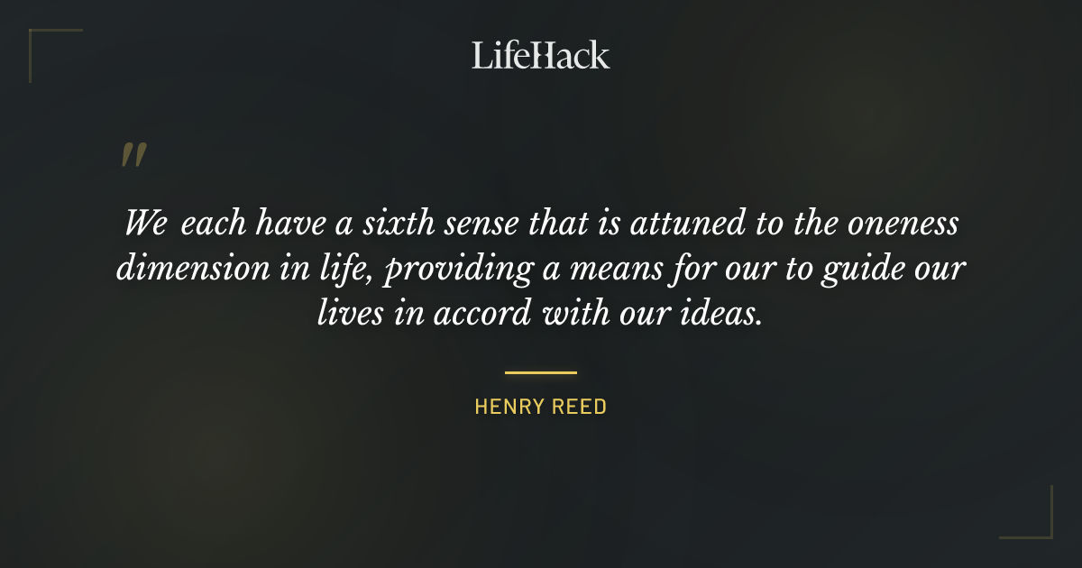 Quote by Henry Reed
