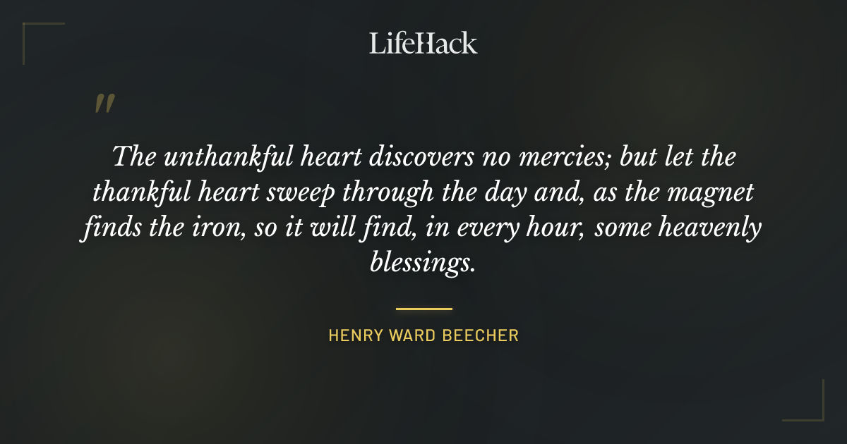 Quote by Henry Ward Beecher