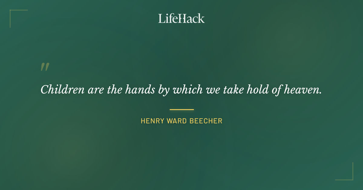 Quote by Henry Ward Beecher