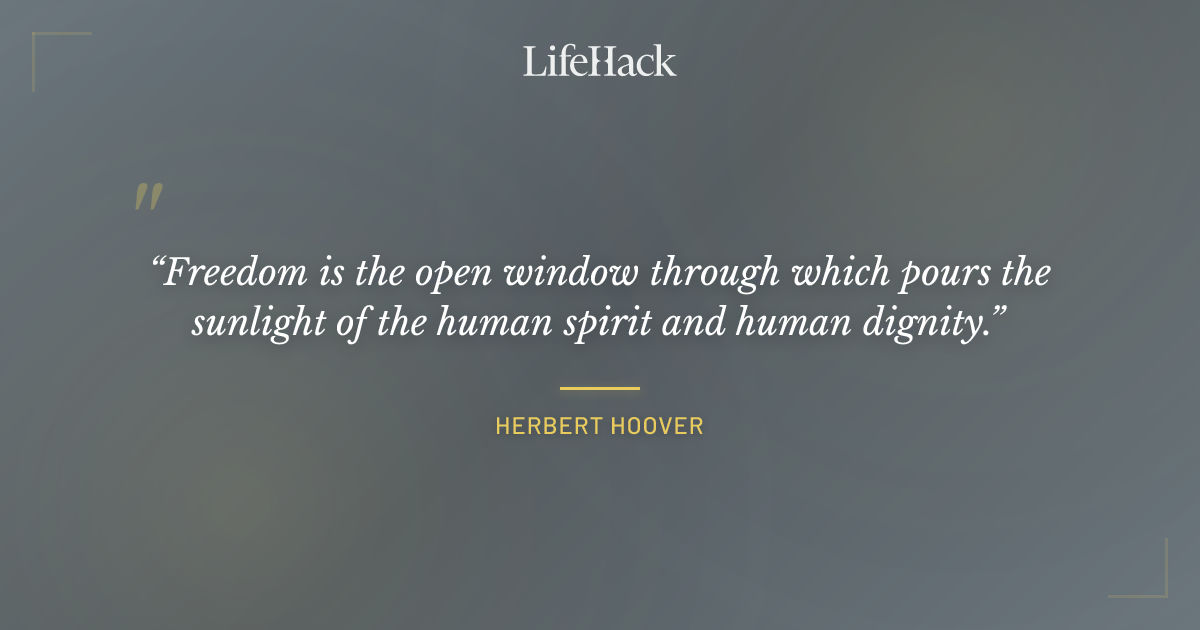 Quote by Herbert Hoover
