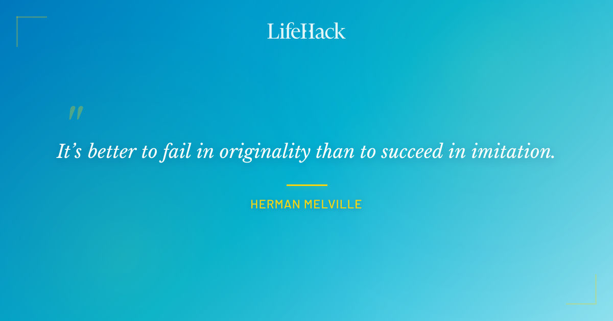 Quote by Herman Melville