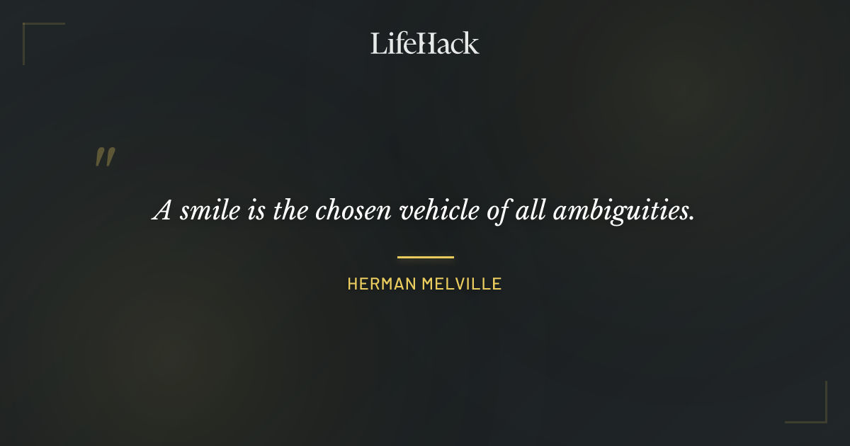 Quote by Herman Melville