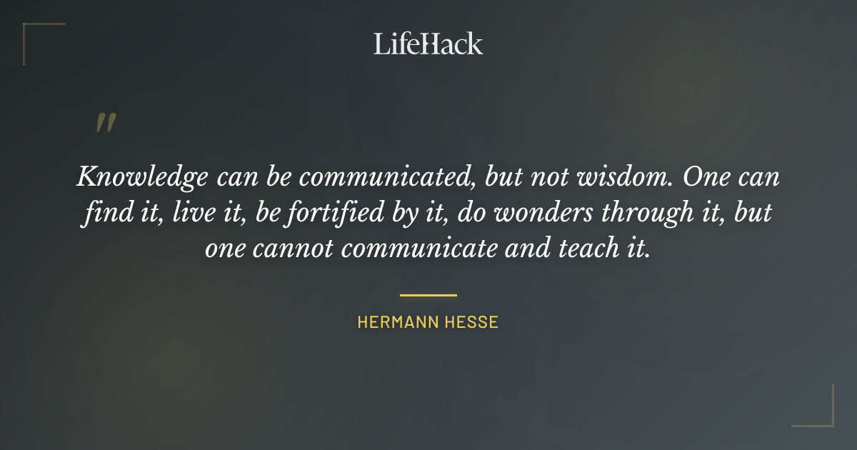 Quote by Hermann Hesse