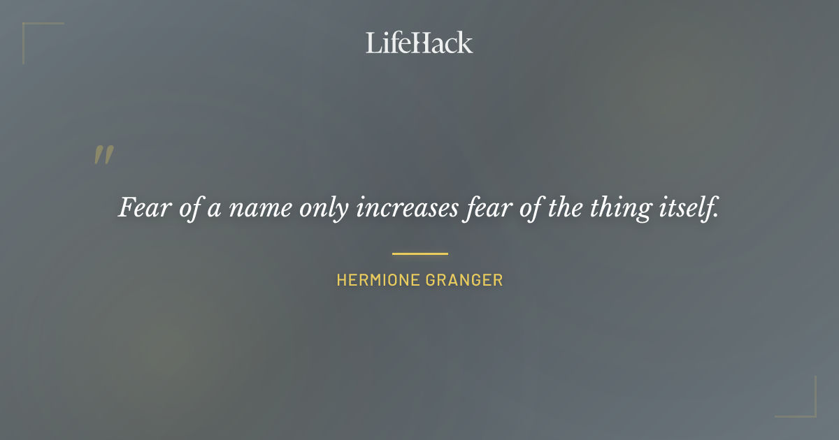 Quote by Hermione Granger