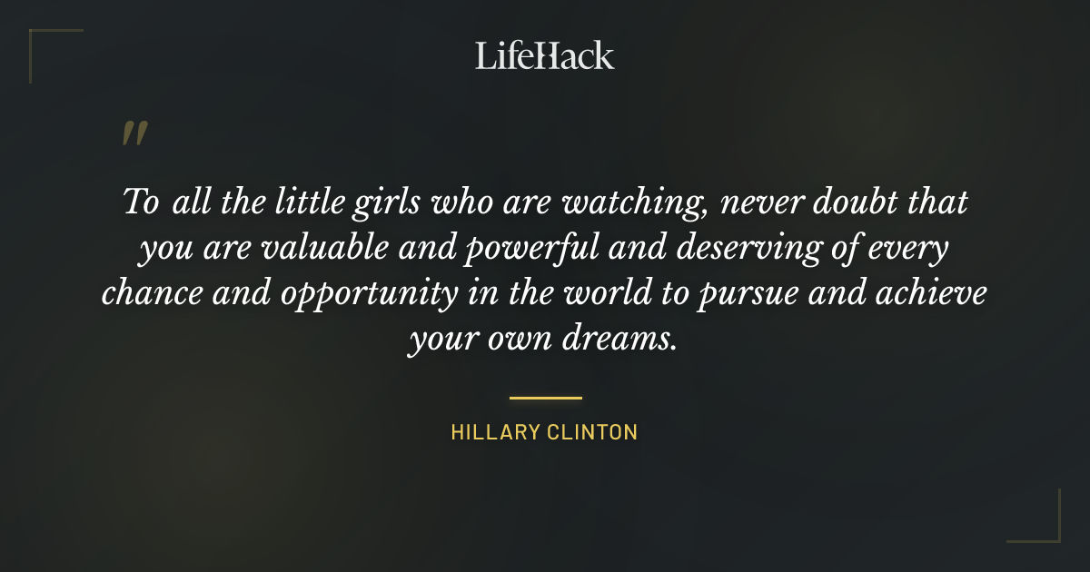 Quote by Hillary Clinton