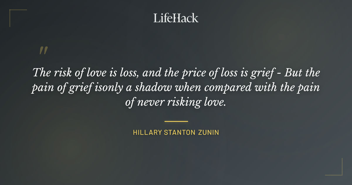 Quote by Hillary Stanton Zunin