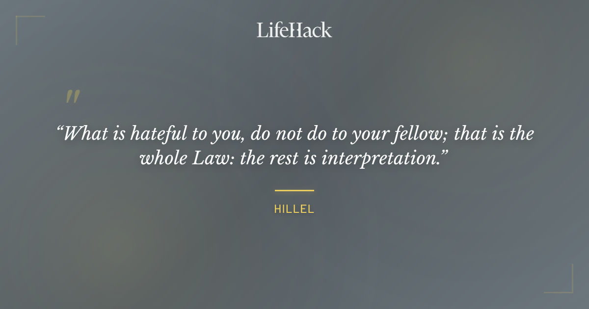 Quote by Hillel