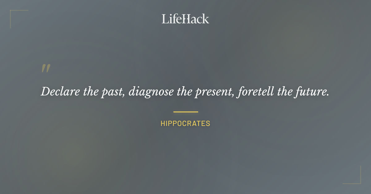 Quote by Hippocrates