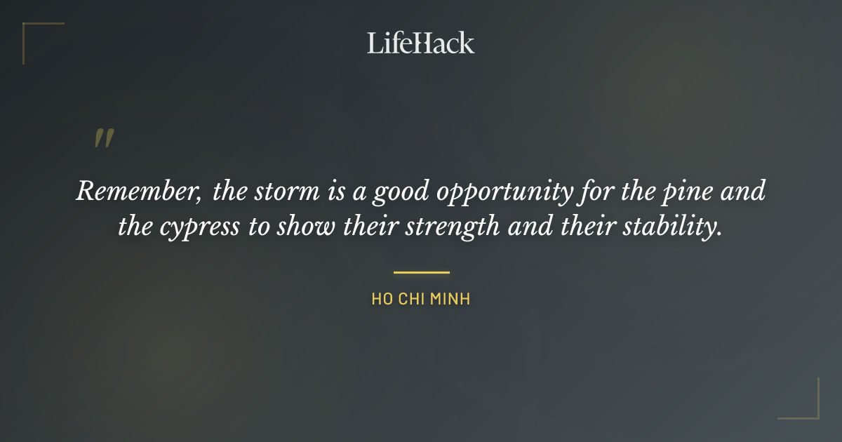 Quote by Ho Chi Minh