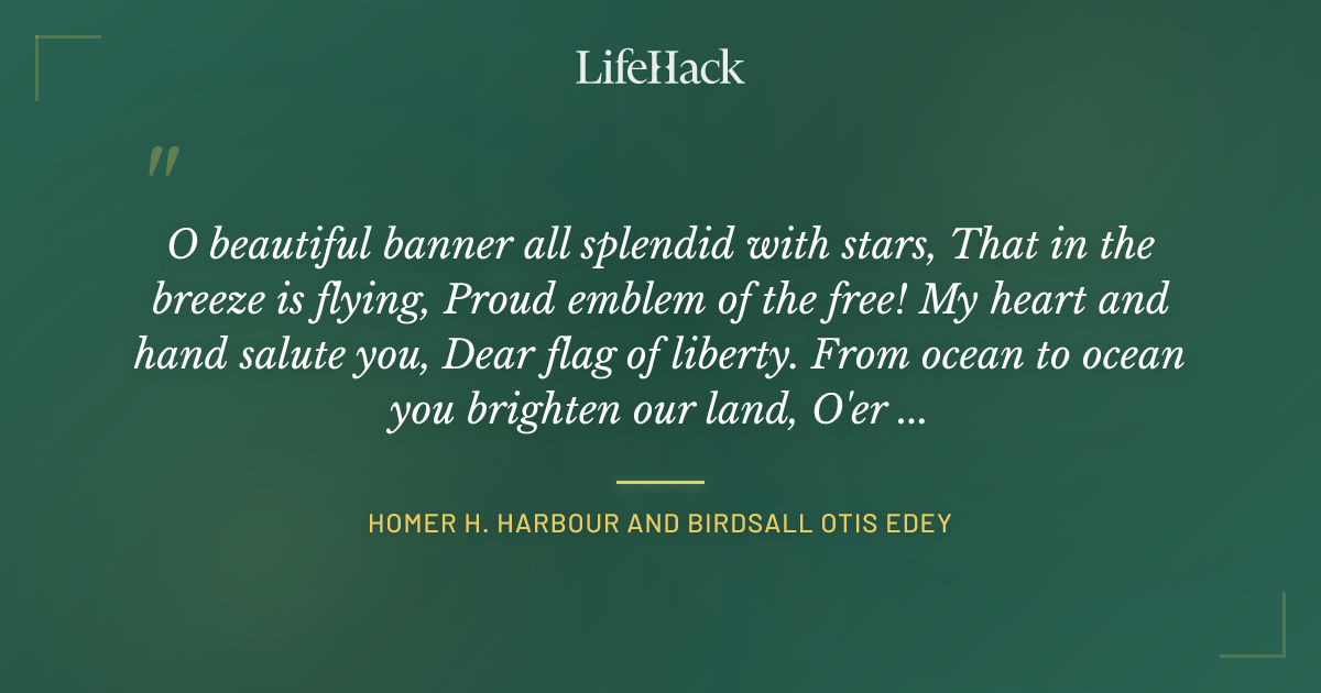Quote by Homer H. Harbour and Birdsall Otis Edey