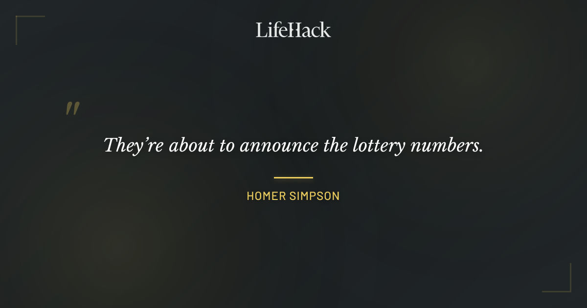 Quote by Homer Simpson