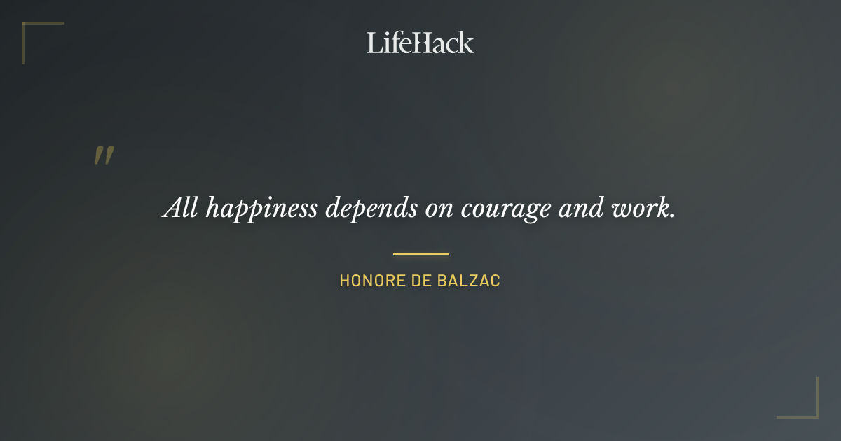 Quote by Honore de Balzac
