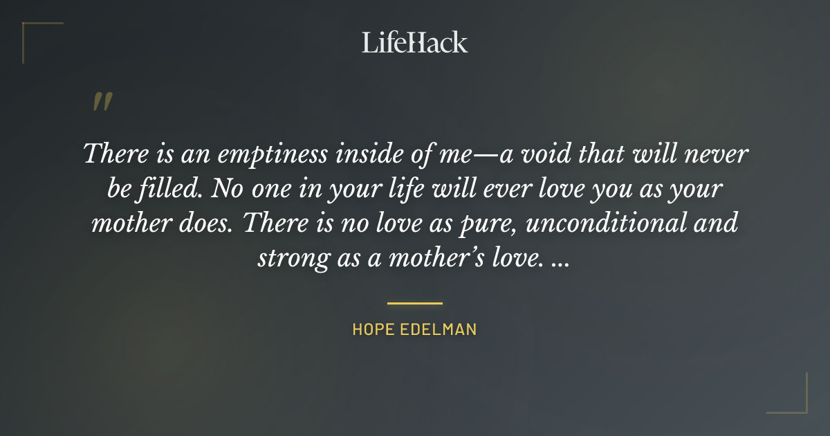 Quote by Hope Edelman