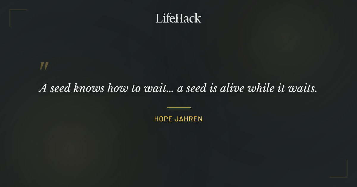 Quote by Hope Jahren