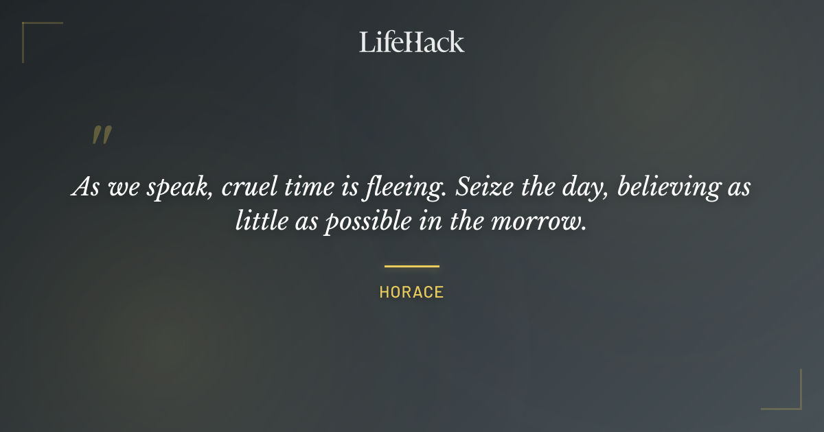 Quote by Horace