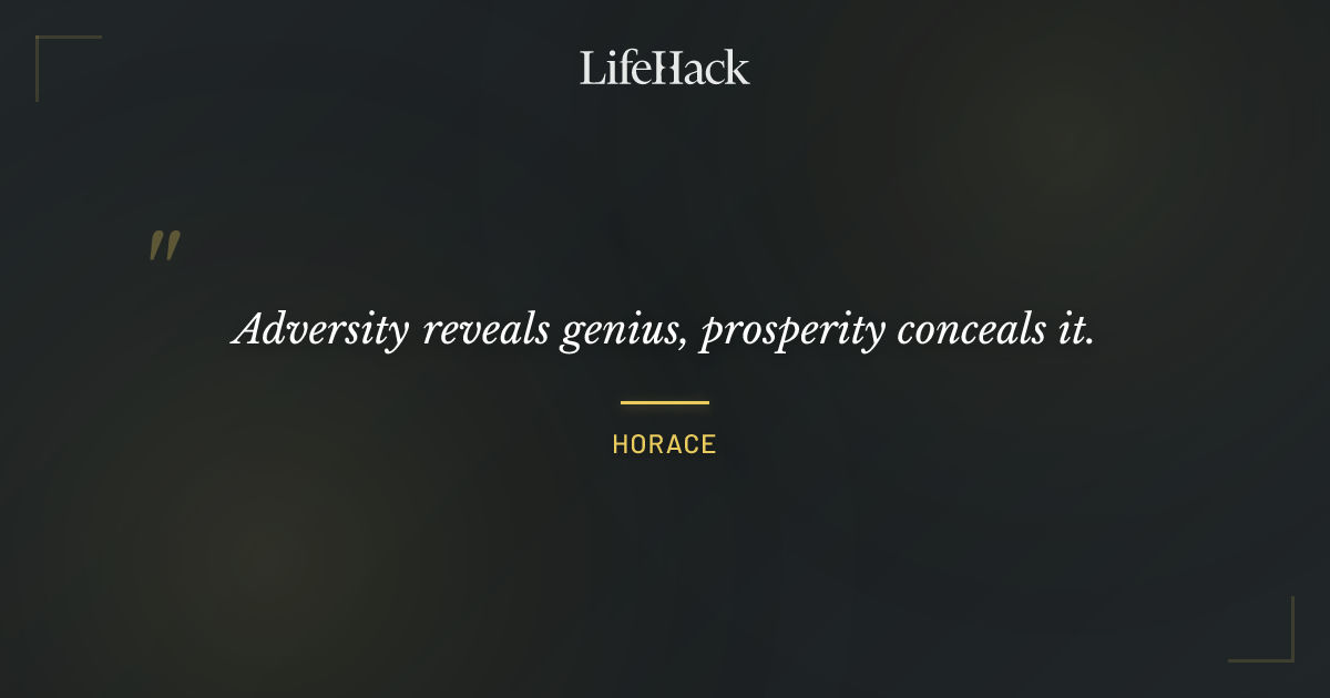 Quote by Horace
