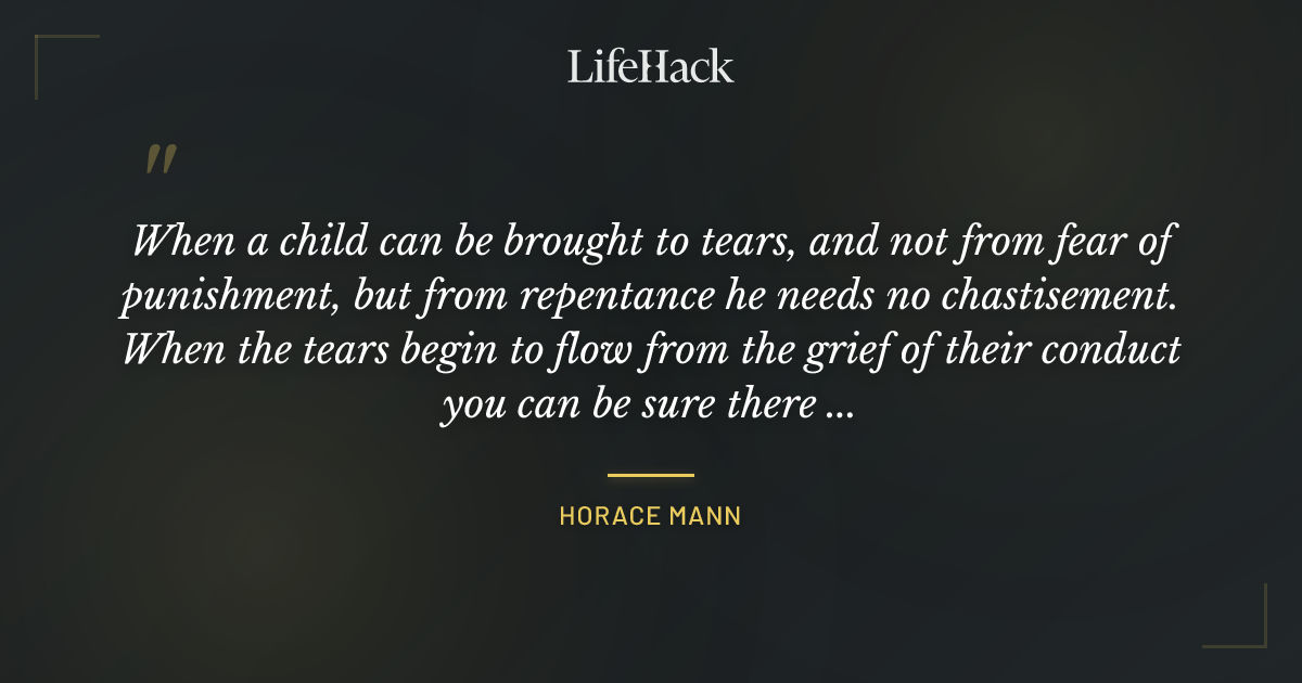 Quote by Horace Mann