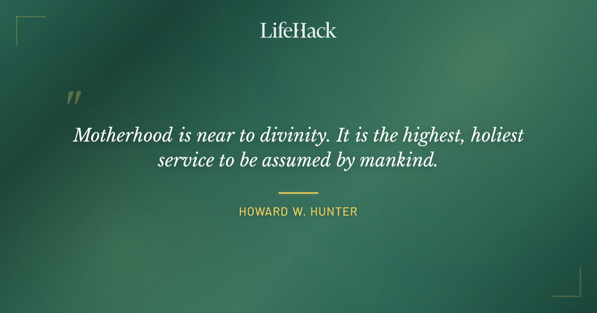 Quote by Howard W. Hunter