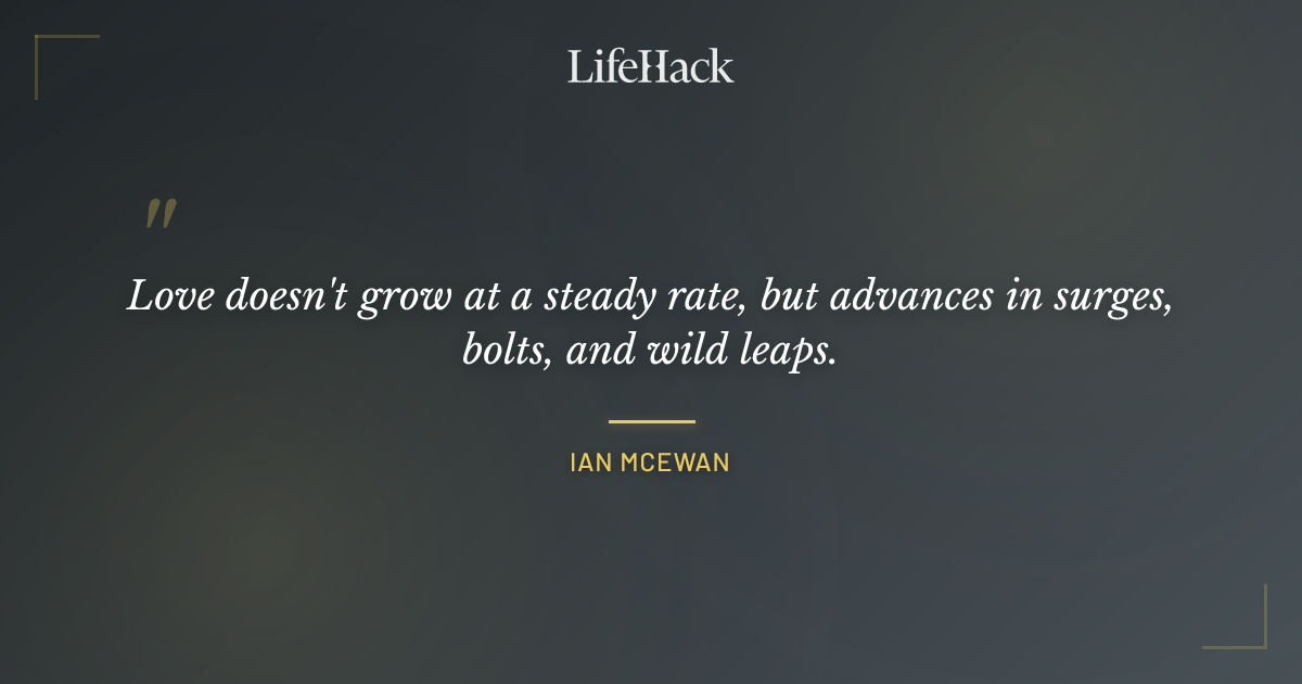 Quote by Ian McEwan