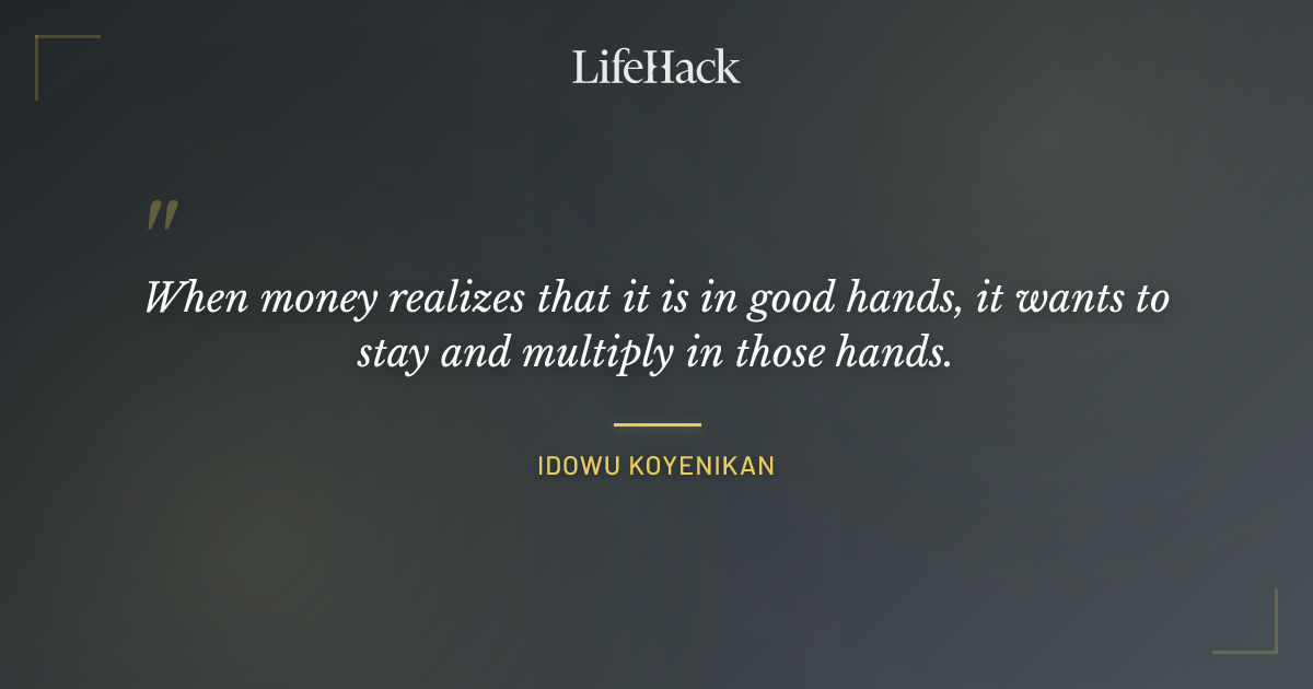 Quote by Idowu Koyenikan