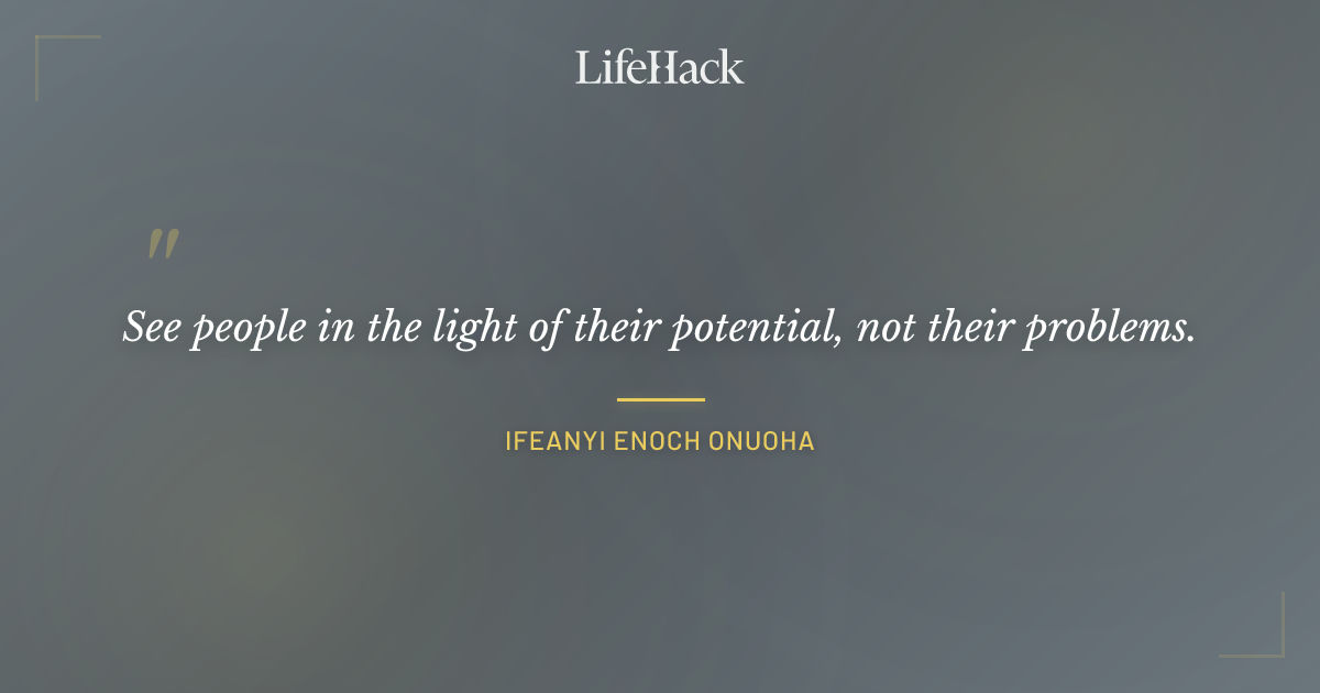 Quote by Ifeanyi Enoch Onuoha
