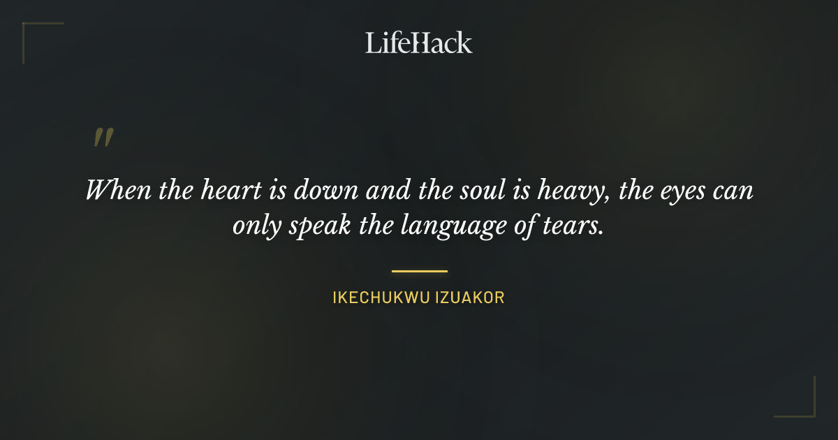 Quote by Ikechukwu Izuakor