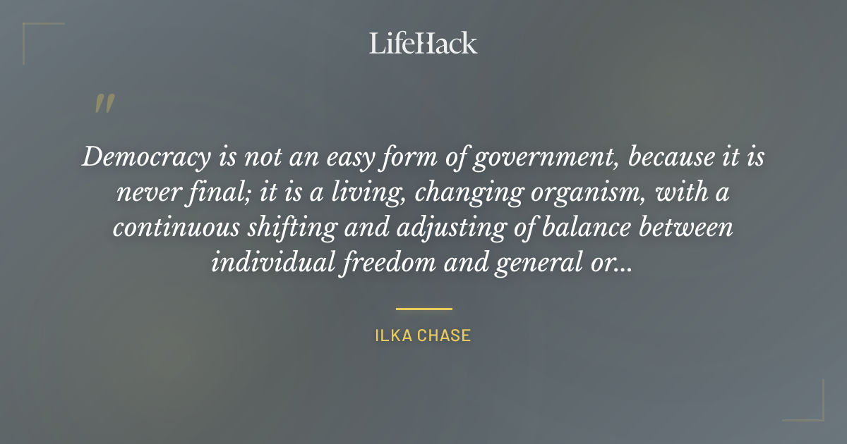 Quote by Ilka Chase