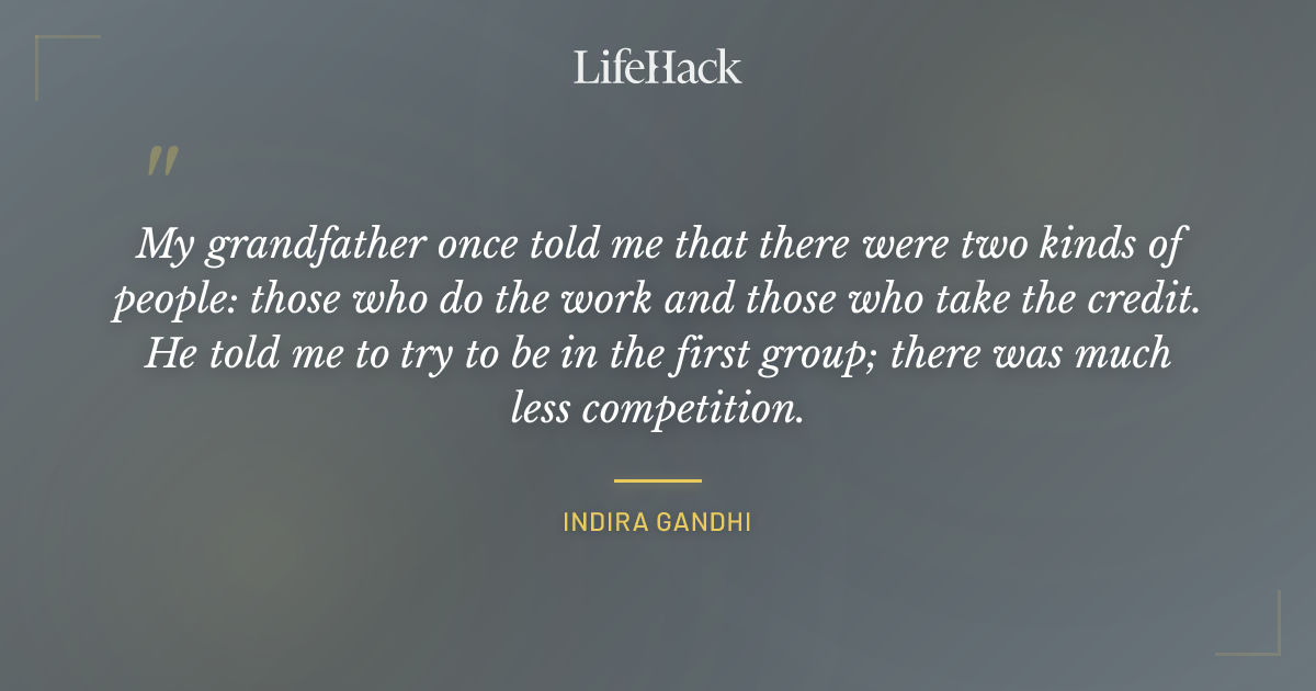 Quote by Indira Gandhi