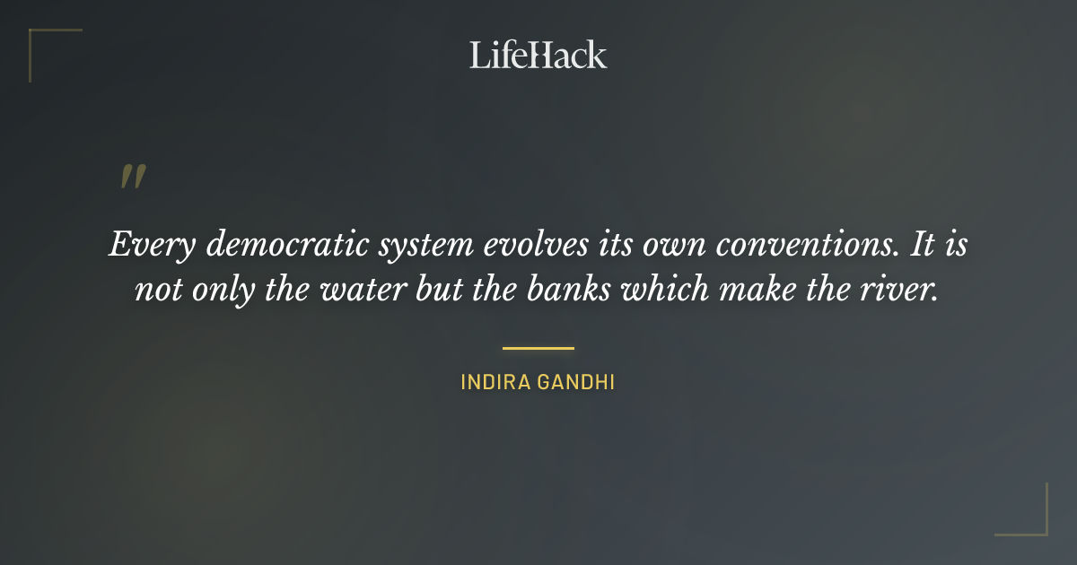 Quote by Indira Gandhi