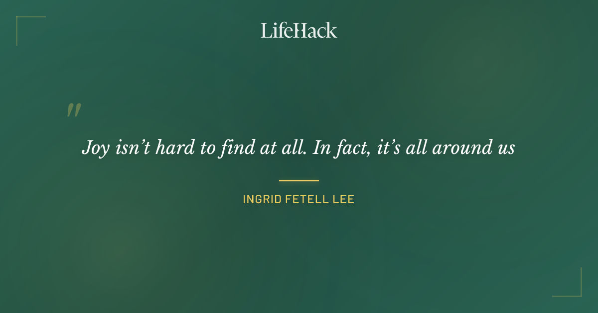 Quote by Ingrid Fetell Lee