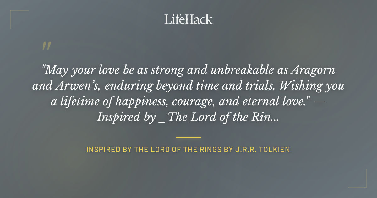 Quote by Inspired by The Lord of the Rings by J.R.R. Tolkien