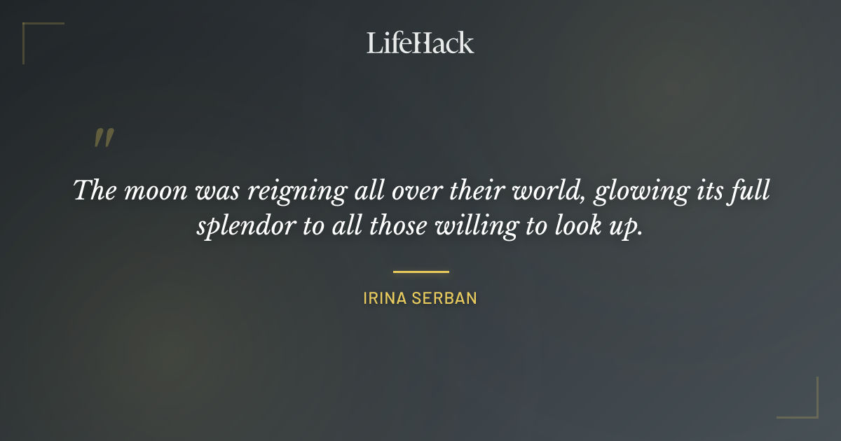 Quote by Irina Serban