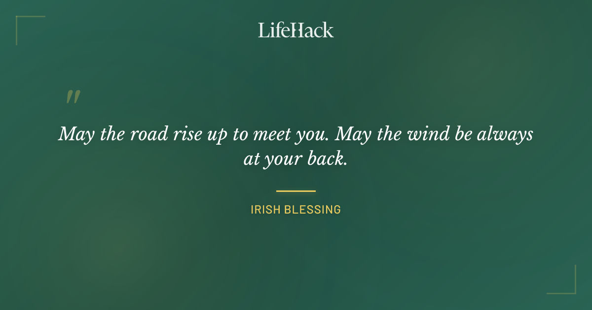Quote by Irish Blessing