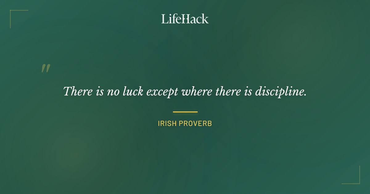 Quote by Irish proverb