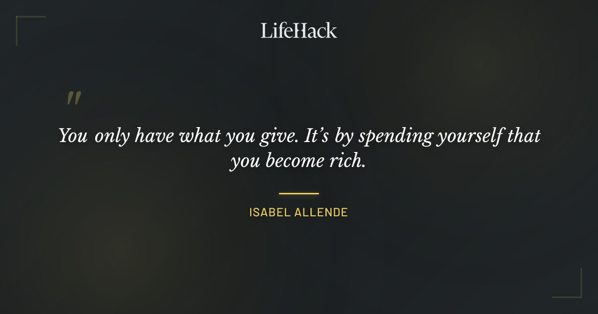 Quote by Isabel Allende