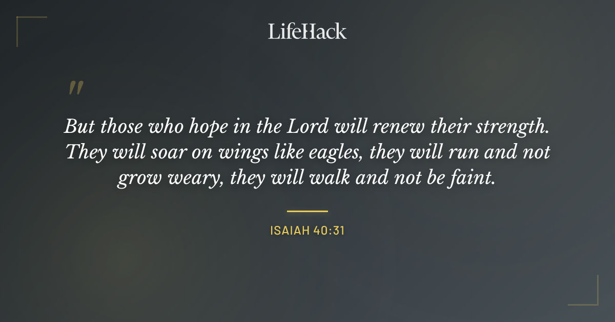 Quote by Isaiah 40:31