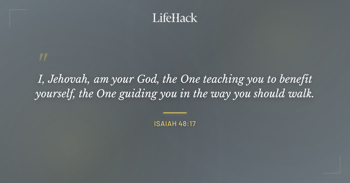 Quote by Isaiah 48:17