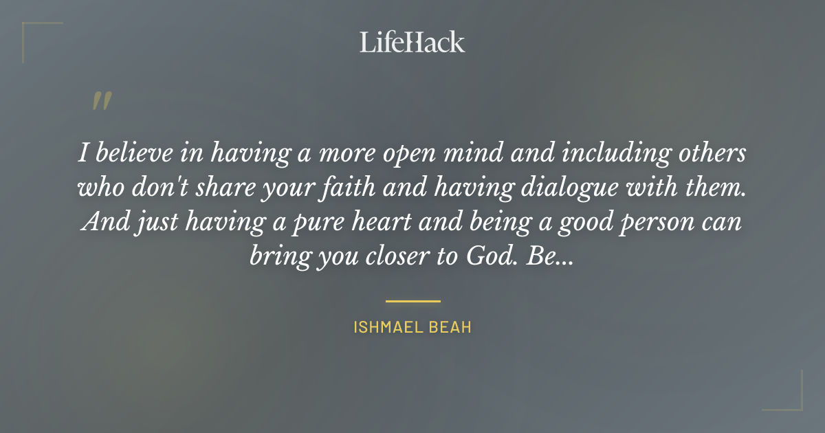 Quote by Ishmael Beah