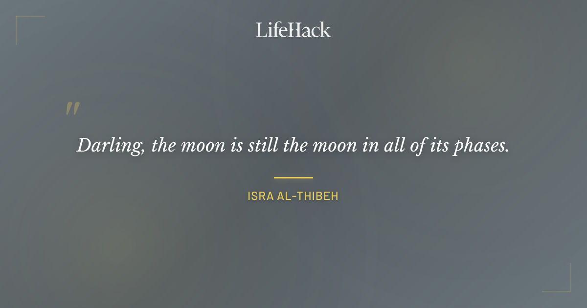 Quote by Isra Al-Thibeh