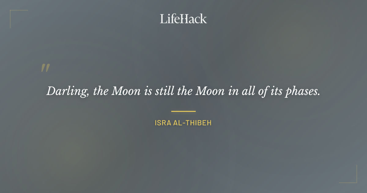 Quote by Isra Al-Thibeh