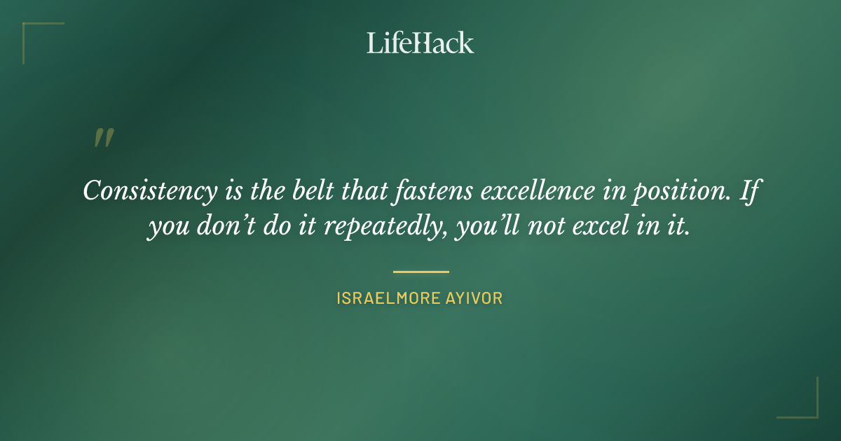 Quote by Israelmore Ayivor