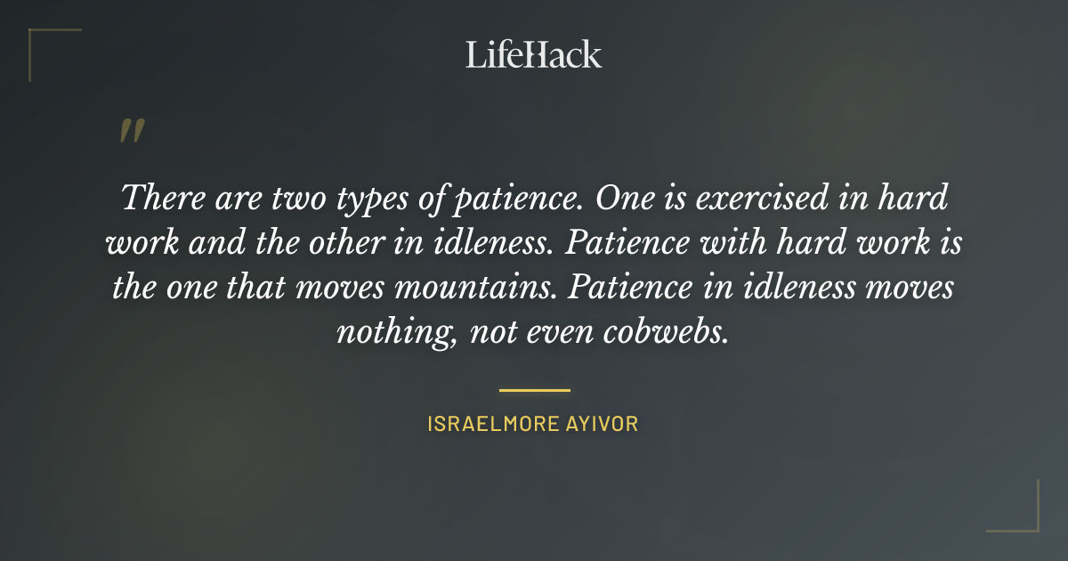 Quote by Israelmore Ayivor