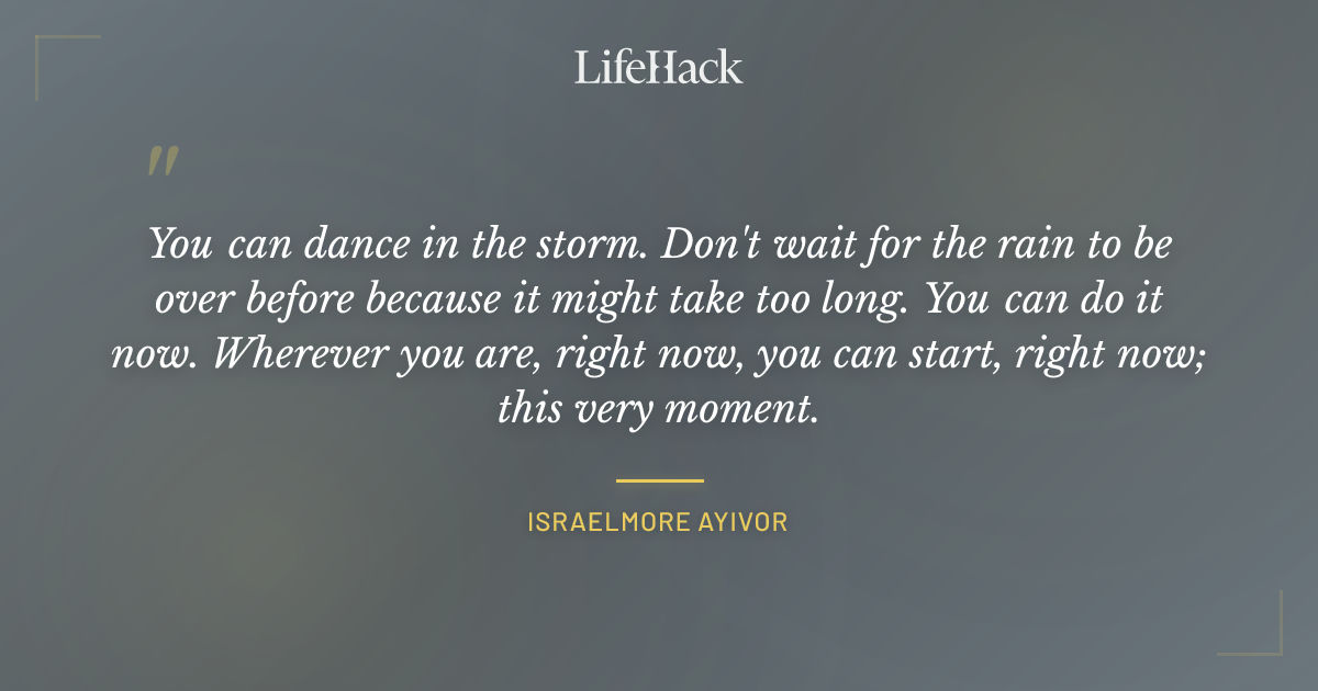 Quote by Israelmore Ayivor